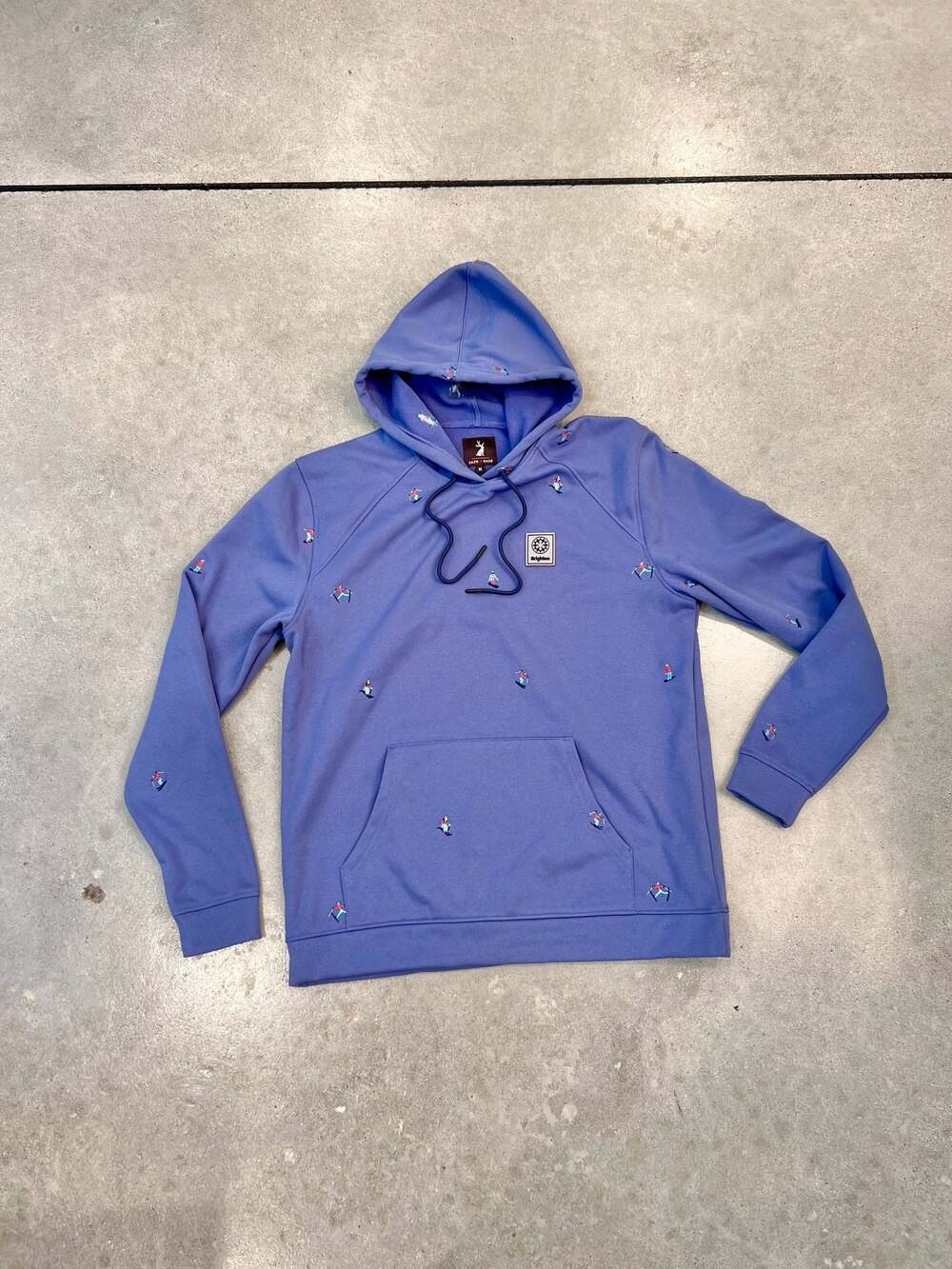 Brighton Ski Resort Embroidered Hoodie Size M